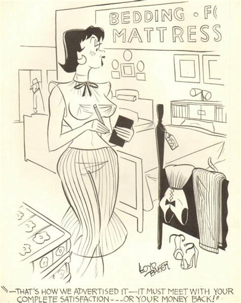Couple Having Sex On Store Bed Humorama 1958 Art By Loyde Baker Comic Collectibles