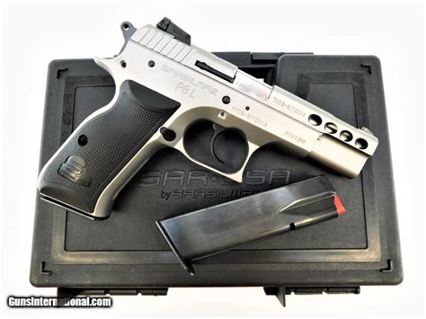 Sar Arms Usa P8l Stainless 9mm 46 Ported 17 Rounds Demo Model