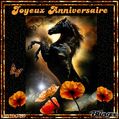 Joyeux anniversaire avec photo et texte personnalisable. JOYEUX ANNIVERSAIRE Image #122697803 | Blingee.com