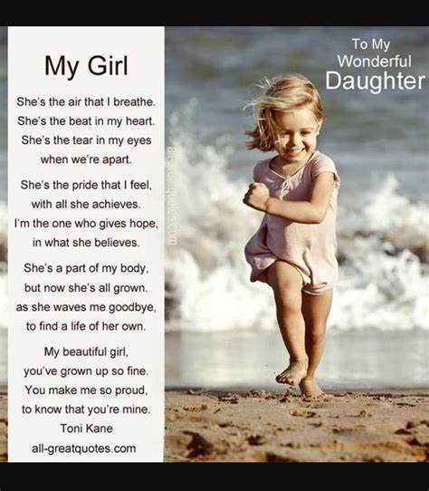 Poem to daughter | Birthday quotes for daughter, Daughter poems, Father