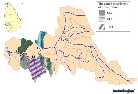 The Five Watersheds In The Kelani River With Their Water Sampling