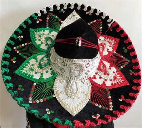 Sombrero Charro Tricolor Fiestas Patrias Mexicano Septi 53900 En