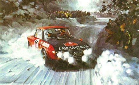 1972 Monte Carlo Rally ~ The Lancia Fulvia Of Munari And Mannucci