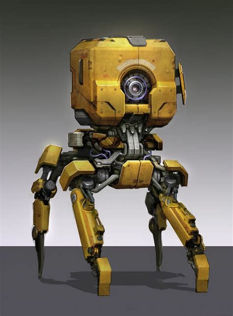 Retro Robot Concept Art