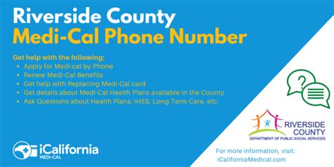 Medi Cal Phone Number For Riverside County California Medi Cal Help