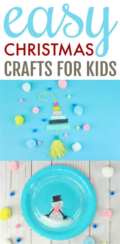 Today I Want To Show You Some Really Fun Easy Christmas Crafts For Kids