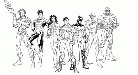 Disegno Di Justice League