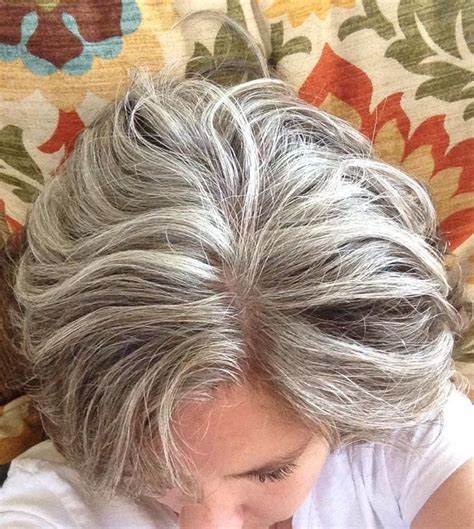Image Result For White On Gray Hair Lowlights Silver Grey Hair Grey