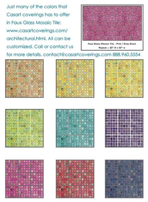 We did not find results for: Removable and Reusable Faux Glass Mosaic Tile - Eclectic ...