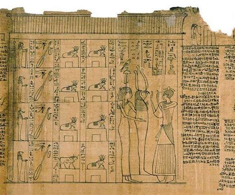 William H Peck Papyrus Of Nes Min The Papyrus Of Nes