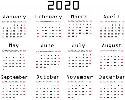 12 Month Calendar Printable One Page 2024 Calendar Printable