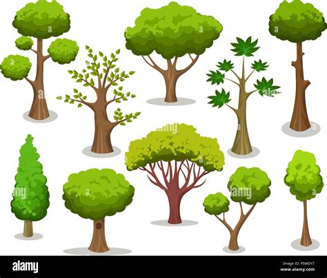 Cartoon Trees Hi Res Stock Photography And Images Alamy