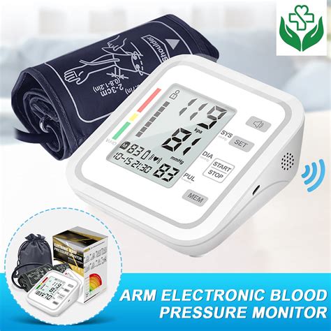 Amerteer Blood Pressure Monitor Upper Arm Rechargeable Bp Monitor