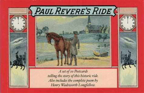 Paul Reveres Ride Postcard Book Paul Revere House