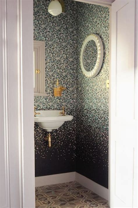 Designers suggest wallpapering a tiny powder room so that it resembles a jewel box. These Chic Wallpapered Bathrooms Will Convince You to Take ...