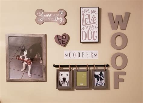 Dog Gallery Wall Still Need To Fill The Hanging Frames Dog Decor