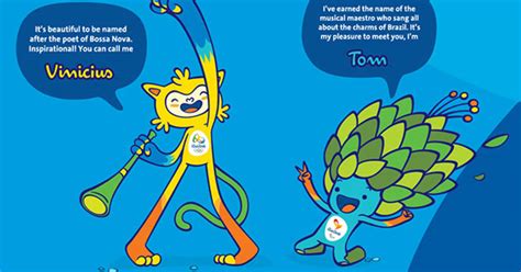 Olympic Fans Name Rio 2016 Mascots Olympic News