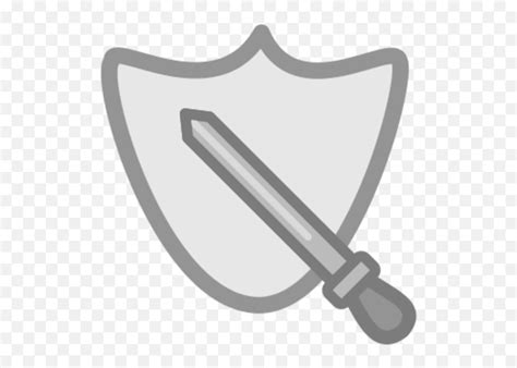 Sword And Shield Icon Icon Emojisword And Shield Emoji Free