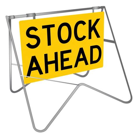 Stock Ahead Swing Stand Sign Buy Now Discount Safety Signs Australia