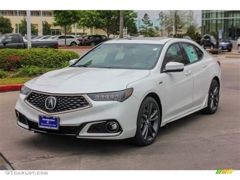 Platinum White Pearl 2019 Acura Tlx V6 Sh Awd A Spec Sedan Exterior