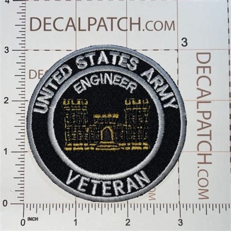 Us Army Engineer Veteran Patch 3 Decal Patch Co