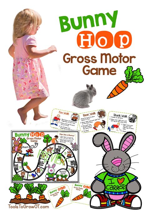 Bunny Hop Gross Motor Game Blog Tools To Grow Inc