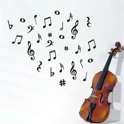 Wall Sticker Musical Note Removable Art Vinyl Mural Home Room Decor