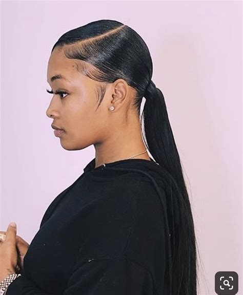 Pin By Cece On Ponytail Low Ponytail Hairstyles Weave Ponytail