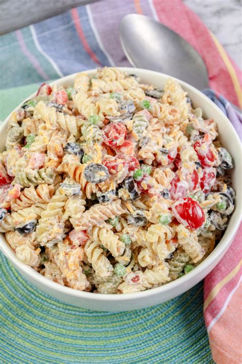 Bacon Ranch Pasta Salad Shared 2a The Rockstar Mommy