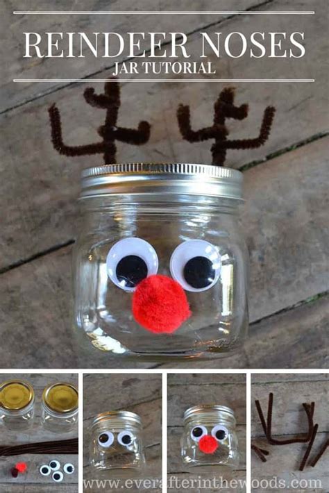 Oreo Cookie Ball Reindeer Noses In Mason Jars Ever After In The Woods