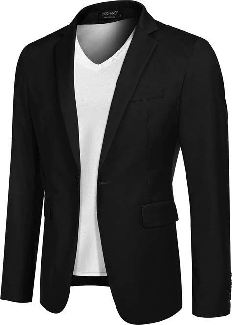 Coofandy Mens Sport Coat Casual Blazer One Button Business Dress Jacket