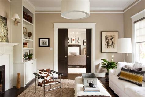 Kilim Beige Sherwin Williams For A Contemporary Living Room With A
