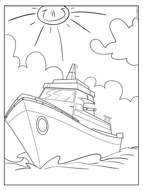 Kleurplaat Cruiseschip