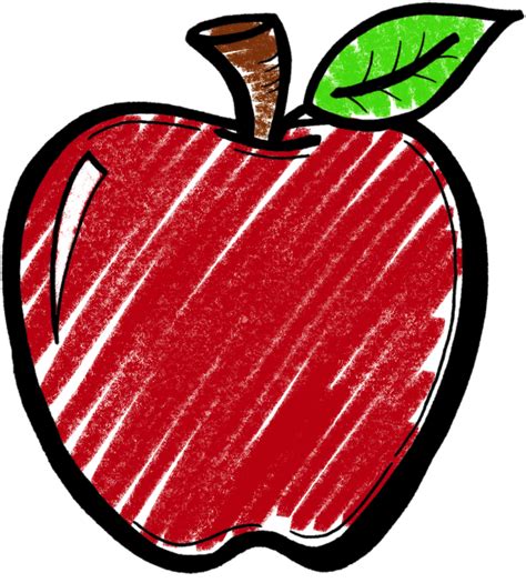 Download Apple Clipart Chalkboard Chalk Apple Png Png Image With No