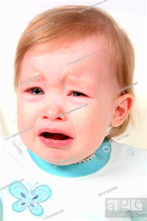 Baby Girl Crying Closeup Stock Photo Picture And Low Budget Royalty