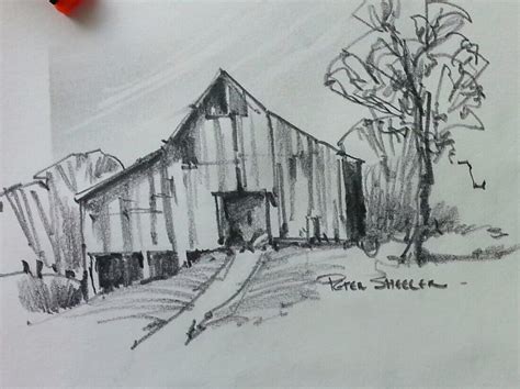 Rural sketch. #pencil #landscape #art #original #watercolo ... Pencil sketches easy pencil sketch images pencil drawings of girls easy people drawings sketches pictures to draw beautiful sketches.