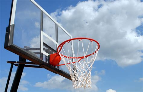 For junior high, high school, ncaa, wnba, nba and fiba, the rim is exactly 10 feet off the ground. Outdoor Basketball Rim Free Stock Photo - Public Domain ...