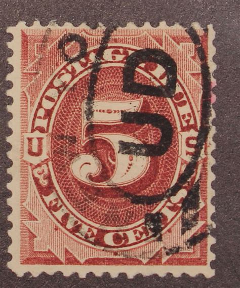 Scott J18 5 Cents Postage Due Used Nice Stamp Scv 5000