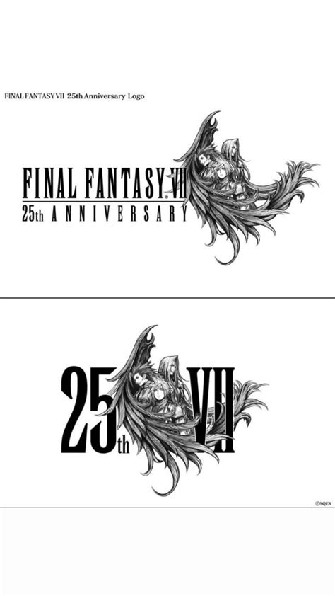 Final Fantasy 7 25th Anniversary Logos Revealed Rff7