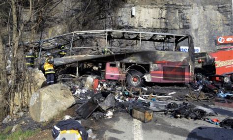 French Alps Coach Crash Fireball Horror Leaves One Briton Dead And