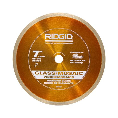 Home And Garden Tools And Workshop Equipment Ridgid Diamond Glass Tile Circular Saw Blade Continuous