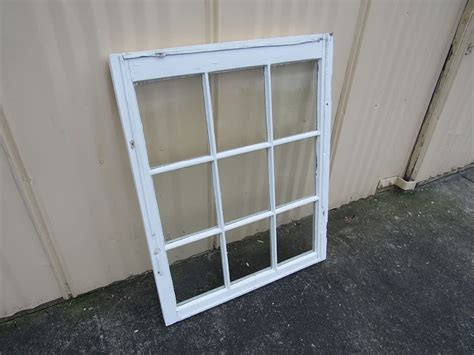 Handcrafted Antique Exterior True Divided Window Type D 38in X 30in