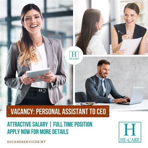 Personal Assistant To CEO Job In Malta | Hi-Care Services | Right