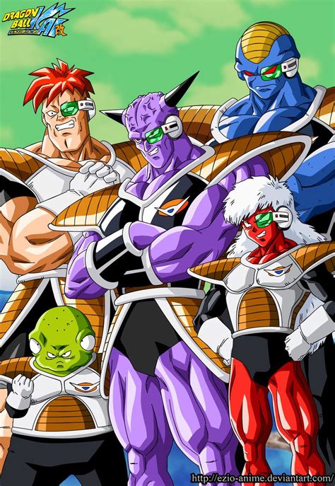 The Ginyu Force Coloured By Ezio On Deviantart