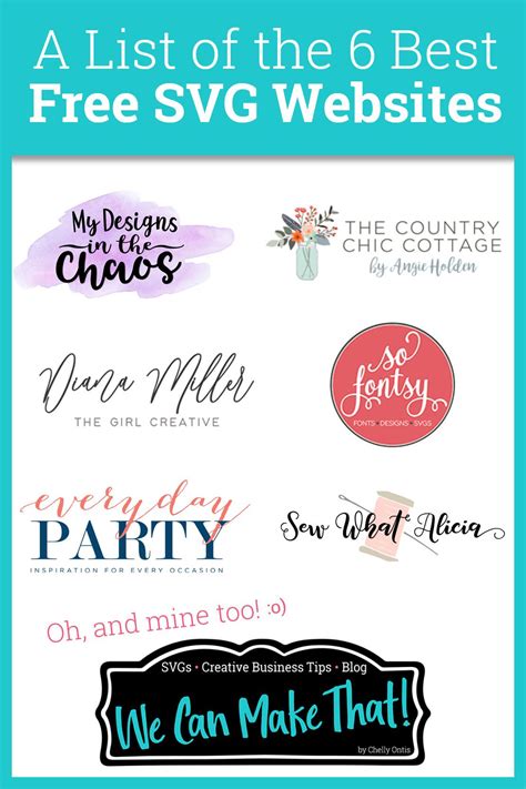 Download The 6 Best Free SVG Websites | Free, Creative fonts, Creative business
