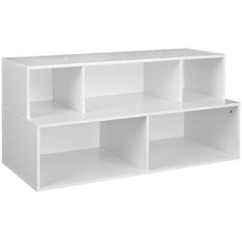 Closetmaid 5 Cube Multi Purpose Laminated Wood Floor Storage Organizer White Closet