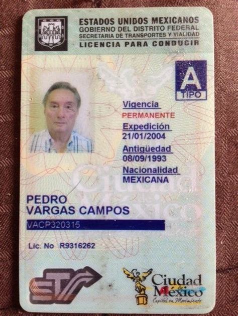 Pin De Pedro Vargas Jr En Licencia De Conducir Licencia De Conducir