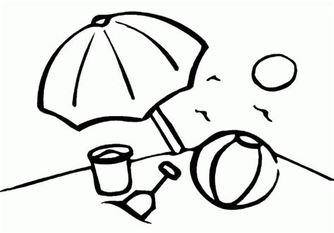 Beach Scene Coloring Pages Coloring Home