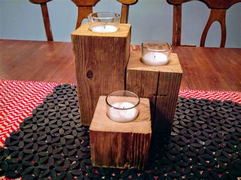 New Barn Wood Candle Holders Handcrafted In Upstate Ny From Reclaimed