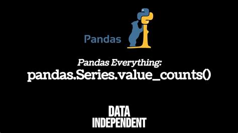 Pandas Value Counts Pd Series Value Counts YouTube